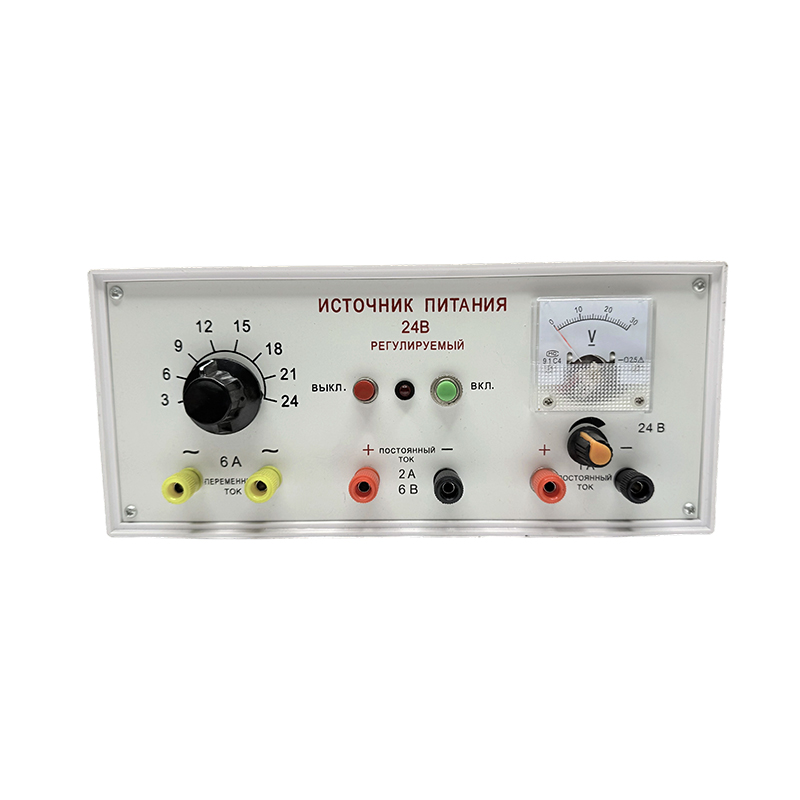 แหล่งจ่ายไฟสำหรับการสอน 24V สวิตช์ปรับได้แบบปรับได้ dc แหล่งจ่ายไฟตั้งโต๊ะแบบควบคุม