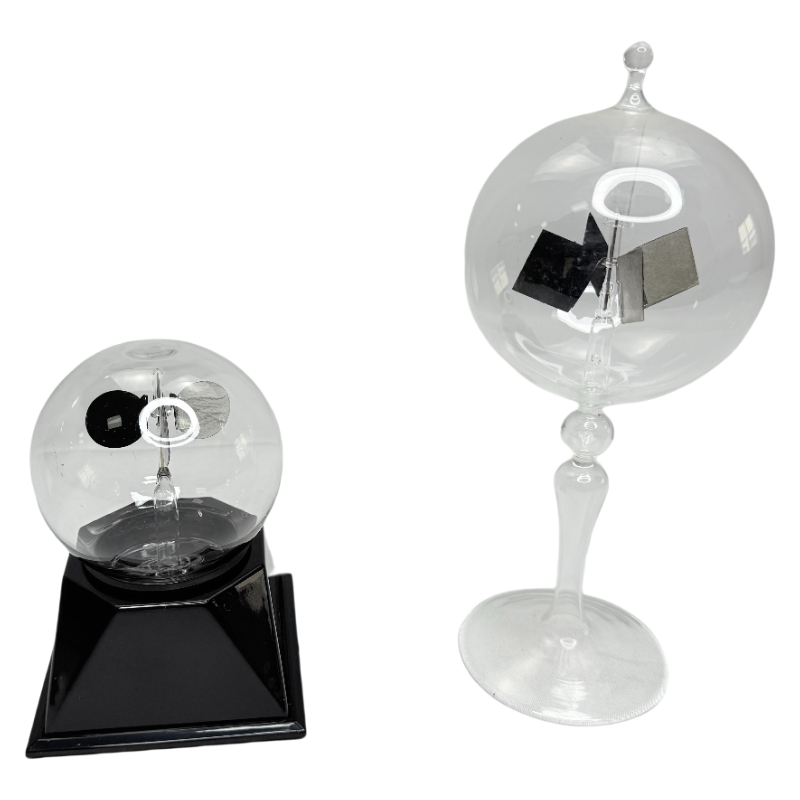 Crookes radiometer เครื่องวัดความดันแสง กังหันลม หม้อน้ำความร้อน เครื่องมือ อุปกรณ์การทดลองทางกายภาพ